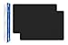gasare, Extra Large Silicone Mats, Countertop Protection, Heat Resistant, Non Slip, Very Thick, Nonstick Pastry Mats, Silicone, 25 x 17 Inches x 1.4 mm, Set of 2, Black