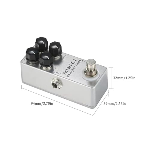 Overdrive pour guitare basse 4 modes pour éliminer les sons plats