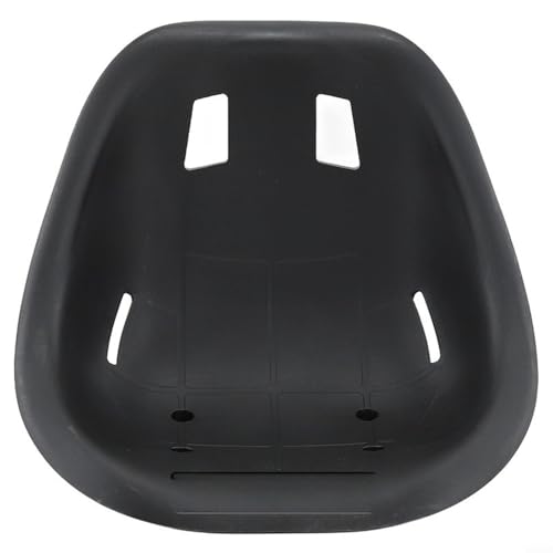 Risveglio Cojín de asiento negro Drift Kart con longitud extendida para mayor comodidad, material de polipropileno antideslizante, soporte estándar para 43,3 x 31 cm
