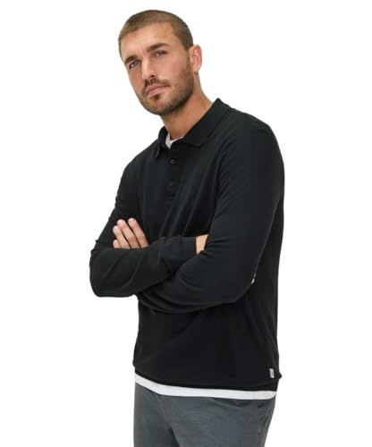 BRAX Knitted Jersey Structure Maillot de survêtement, 02-Noir, XL Homme – vue 3