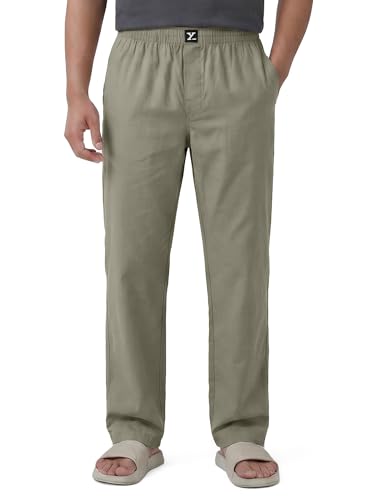 Image of XYXX Men's Pace Super Combed Cotton Regular Fit Solid Pyjamas