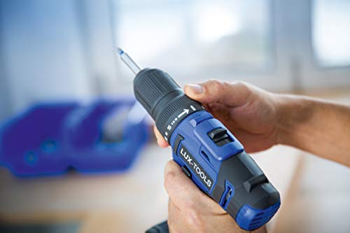 LUX-TOOLS ABS-20Li Akku-Bohrschrauber mit 2-Gang Getriebe & 13mm Schnellspann-Bohrfutter, inkl. Koffer & 2,0Ah Akku… – Bild 6