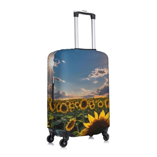 Sunflowers Sunlight Luggage Covers For Suitcase Approved,Suitcase Cover Protector Fit 18-32 InchLuggage3