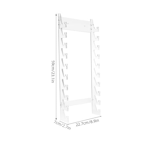 Soporte para baquetas de batería: soporte montado en pared para exhibición de baquetas - soporte acrílico para baquetas para espacio profesional de ensayo o estudio en casa miniatura 2