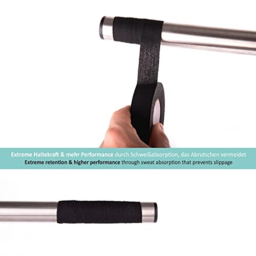 PULLUP & DIP Griffband Sport, Rutschfestes sowie selbstklebendes Overgrip Hockey-Tape, Anti-Rutsch Grip Band für Golf-, Tennis-, Badminton-, Hockey-Schläger sowie Klimmzugstangen - Image 5