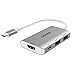 Produktbild Azdome 4 in 1 Aluminium USB C Hub mit HDMI 4K, 2 USB 3.0 Ports, Type C PD USB C Adapter für MacBook, Chromebook, Matebook und andere Type C Geräte(JF16)