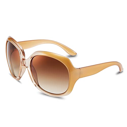 FEISEDY Fashion Oversized Polarized Women Sunglasses TAC Lenses B2434