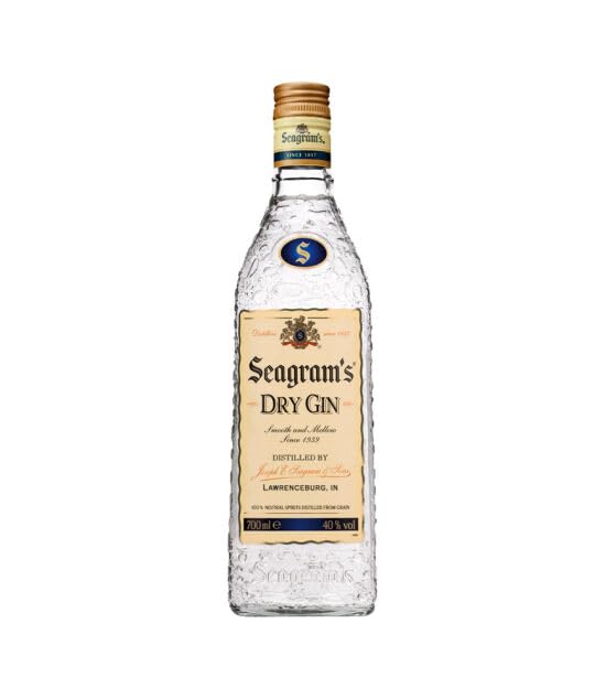 Seagram's London Dry Gin, 37,5% vol., Klassischer Trockener Gin, 6er Sparpack, 6 x 0,7 Liter