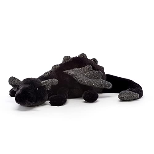 Image of Jellycat Onyx Dragon Stuffed Animal, Little