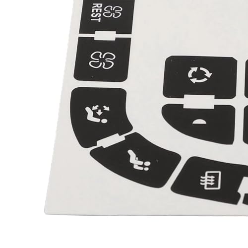 Autocollant de réparation de bouton Citroën C4 commande climatisation
