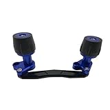HUPEIJING Motorcycle Frame Exhaust Pipe Crash Slider for Honda PCX 125 150 160 2021 Anti-Crash Protector Accessories Anti Crash Pad Protector (Color : Blue), DrEmdo120