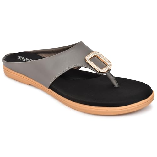 Image of HEALTH FIT Extra Soft Ortho Care Diabetic & Orthopedic Slippers /Doctor Chappal & stylish for Girl's /Women Footwear