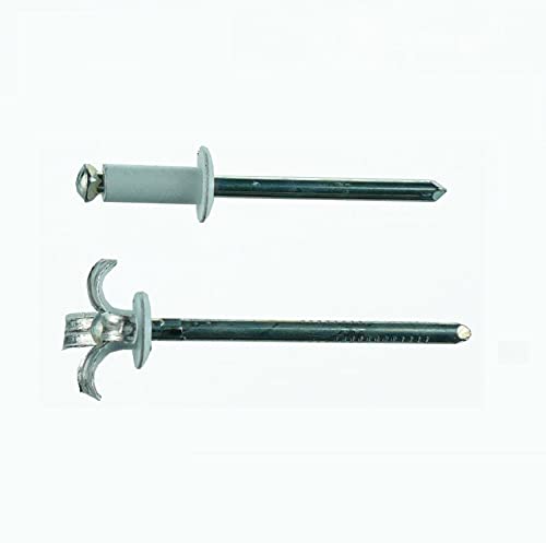 SACTO 500 RIVETTI GRAF ALLUMINIO CHIODO ACCIAIO ZINCATO BIANCO RAL 9010 4.8x12mm