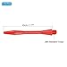 PATIKIL 45mm Plastic Dart Shafts, 15 Pack Medium 2BA Thread Dart Stems Dart Accessories, Red