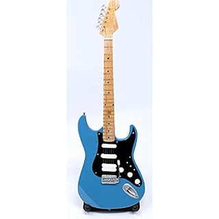 Guitare miniature 25 cm fabriquée à la main en bois de qualité supérieure #352 - Les Beatles, Paul McCartney, John Lennon, RIngo Starr, George Harrison