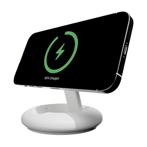 cellhelmet Magnetic Fast Wireless Charger Stand 15W - Fast Charging - MagSafe Compatible Charging Dock for iPhone 16 15 14 13 12 & Qi2 for iPhone 17 and Samsung - image 4
