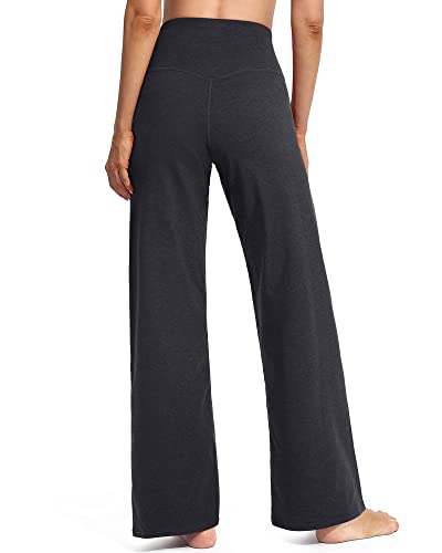 Image of Promover Wide Leg Pants for Woman Yoga Pants with Pockets Stretch