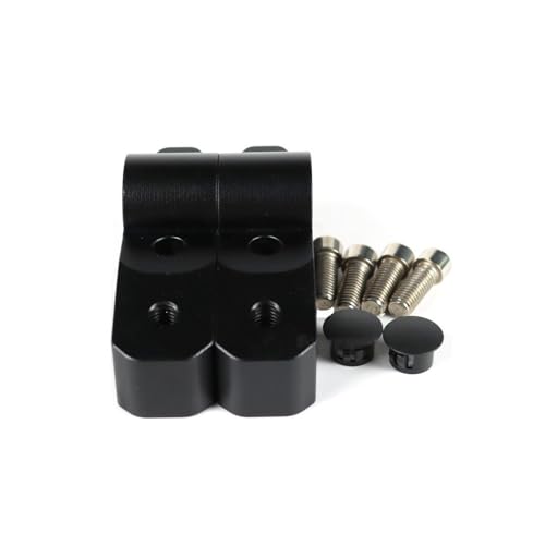 Pontet de rehaussement guidon CU525 avec recul ergonomique CNC noir