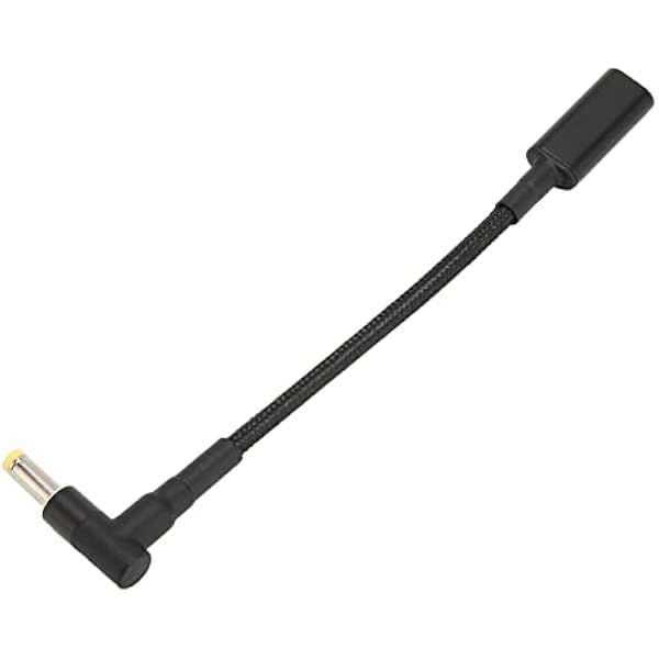 100 Вт USB Type C к мужской кабель-адаптер 4,8 X 1,7 мм с двойной PD E Mark чип, портативный алюминиевый сплав и нейлон конвертер для ноутбука, планшета, путешествия и