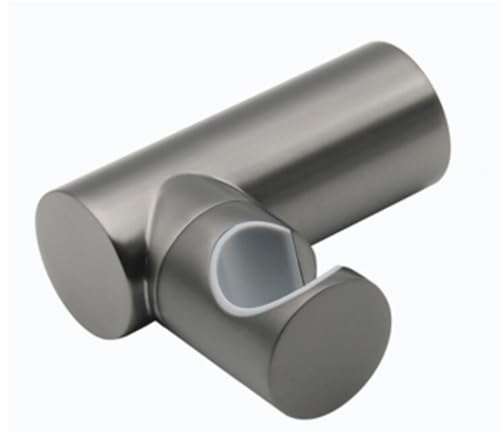 Support pommeau de douche gris pour éviter les chutes de douchette à main
