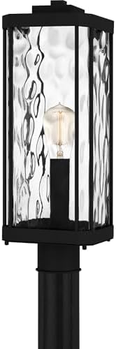 Quoizel Balchier 1-Light Matte Black Outdoor Post Lantern