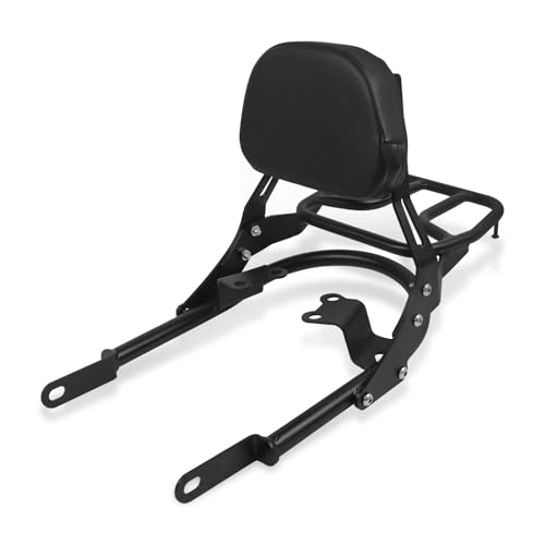 Sissy bar Bonneville T100 T120 avec porte-bagages et dossier passager 2016-2024