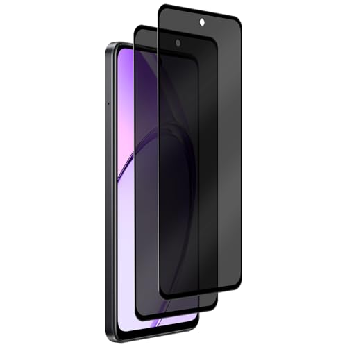 Privacy Vetro Temperato Compatibile con Oppo A40 Oppo A40M 2 Pezzi Anti Spy Pellicola Protettiva Anti-Graffio Durezza 9H per Oppo A40 Oppo A40M