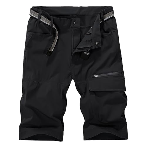 KEFITEVD kurze hosen herren Arbeitshose kurz Herren Cargoshorts sommerhose...
