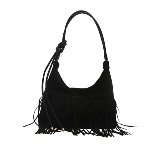 Sac à main franges en faux daim idéal pour travail et voyage