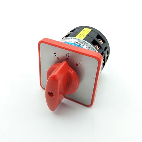 Commutateur rotatif commande à came LW6 12 bornes pour contrôle triphasé AC380V