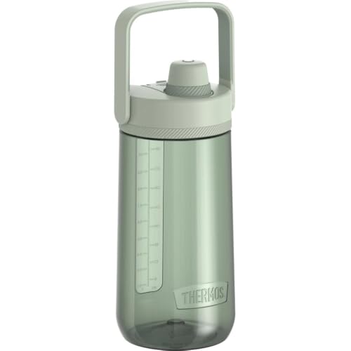 Image of Thermos Guardian Collection 40oz, Green Hard Plastic Hydration Bottle with Spout, 40 oz