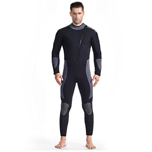 HJFGIRL Herren Neoprenanzüge Overall Neopren 5mm Ganzkörpertauchanzug Cover