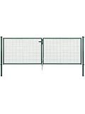 Alberts 602901 Wellengitter-Doppeltor | verschiedene Breiten und Höhen | grün | Breite 300 cm | Höhe 100 cm