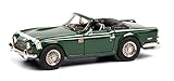 Auffälligstes optisches Merkmal des TR 250 war eindeutig der quer verlaufende Rallye-Streifen auf der Motorhaube der ihn bis heute unter den Triumph-Roadstern unverwechselbar macht.