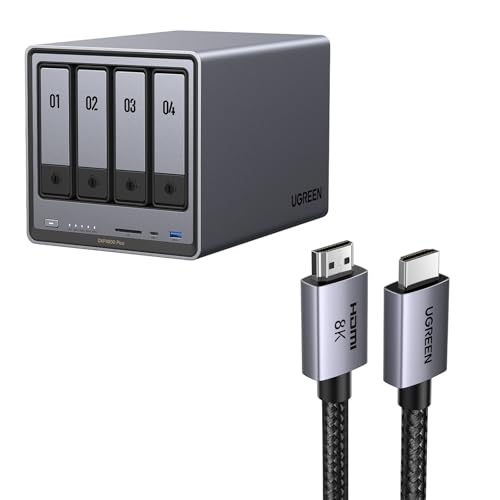 【今だけ！】UGREEN NASync DXP4800 Plus 4-Bay UGREEN NASync DXP4800 Plus, 4-Bay Thunderbolt™ NAS with Intel