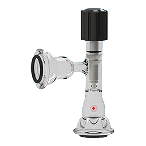 Valve adaptateur Hi-vac 0-15 mm ACE 8105-14 en verre borosilicate