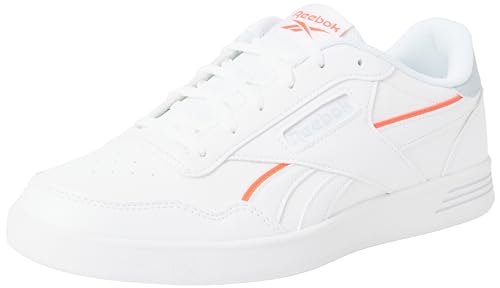 Reebok Court Advance Vegano, Zapatillas Mujer, FTWR White Feel Good Blue F23 R Neon Cherry, 39 EU