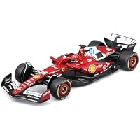 Bburago - Ferrari SF-25 F1 #16 Leclerc con Casco, Coche diecast