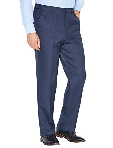 Chums Pantalones Elegants con Talla Extensible Ampliable para Hombre Azul UK 44/EU 60 x Regular - 79cm (31 Inch)