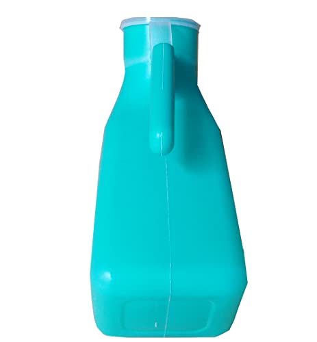 Atoke 2 Pack Male Urinal Urine Bottle for Men,Thick Portable Pee Bottle with Lid for Travel,Hospitals,Emergency,and Camping - Image 2