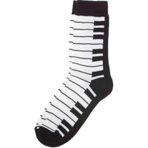 Music Keyboard Socks, Assorted Colors & Sizes, Cotton Blend Material