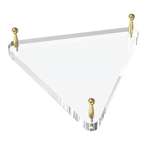 SVENJBB - SVENJBB Clear Acrylic Basketball Holder, Display Stand for Football, Soccer, Volleyball, Ball Stand with Gold Pegs & Rubber Feet for Displaying Sports Memorabilia, 4 Pack
