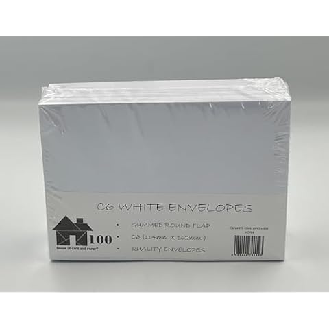 House of Card & Paper C6 Envelopes - Pack of 100 Cover