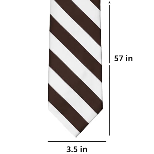 Image of tiemart Men's Striped Tie Standard Length