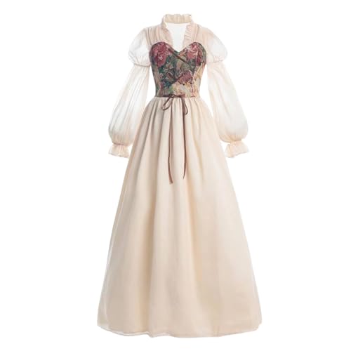 Chemisier Renaissance Femme Taille Haute Anti-Inconfort pour Costumes de Scène