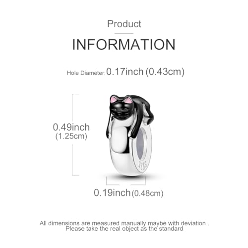 NARMO 925 Sterling Silver Safety Chain for Charms Bracelets Butterfly Clip Spacer Charm Lock Stopper Bead For Europen Snake Bracelets4