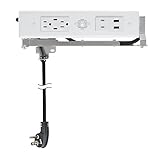 Docking Drawer Blade Duo in-Drawer Outlet, Integrated Safety Shutoff, (4) 30W USB-C, (2) USB-A & (2) 15 amp AC, White