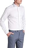 Haifisch-Kragen eterna Herren Cover Shirt Slim FIT 72 weiß 45_H_72
