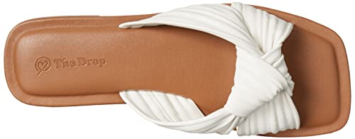 The Drop IDA-WHITE-7 Women'S Ida Bow Flat Sandal thumb #7