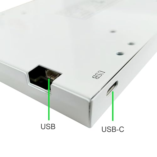 Image of VSDISPLAY 8'' 1280x800 PC Case Screen IPS Portable Small Monitor,White | Supports Theme Edit for Monitoring Computer CPU GPU RAM Temp Data